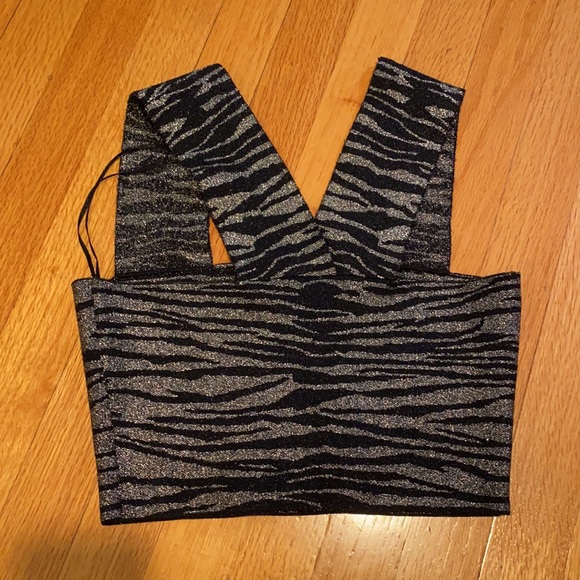 ALC zebra print crop top - Picture 2 of 3
